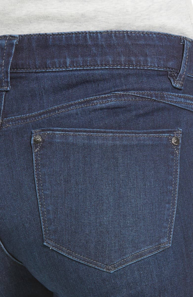 Wit & Wisdom Sophie 'Ab'Solution Skinny Ankle Jeans, Alternate, color, Dark Navy