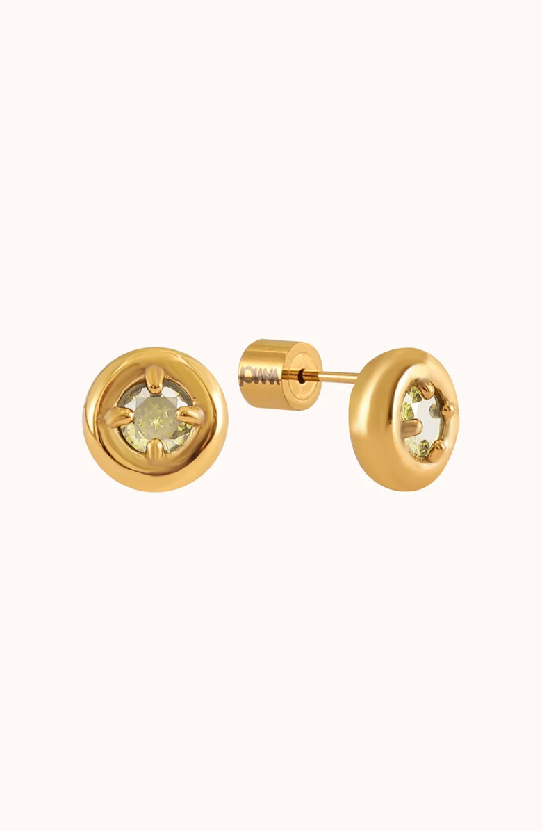 Joiana Jewelry Lila Earrings, Main, color, Gold / Lemon