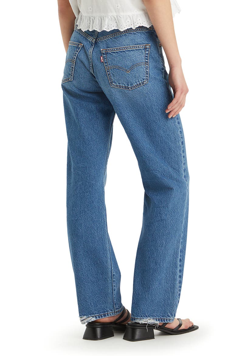 501® '90s Lightweight Straight Leg Jeans, Alternate, color, BOLD UNDERLINE LTW