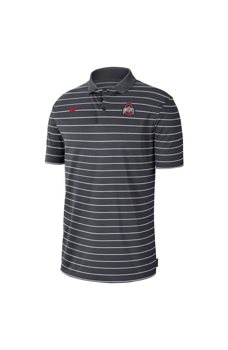 Nike Men's Nike Anthracite Ohio State Buckeyes 2022 Early Season Coaches Performance Polo, Alternate, color, 