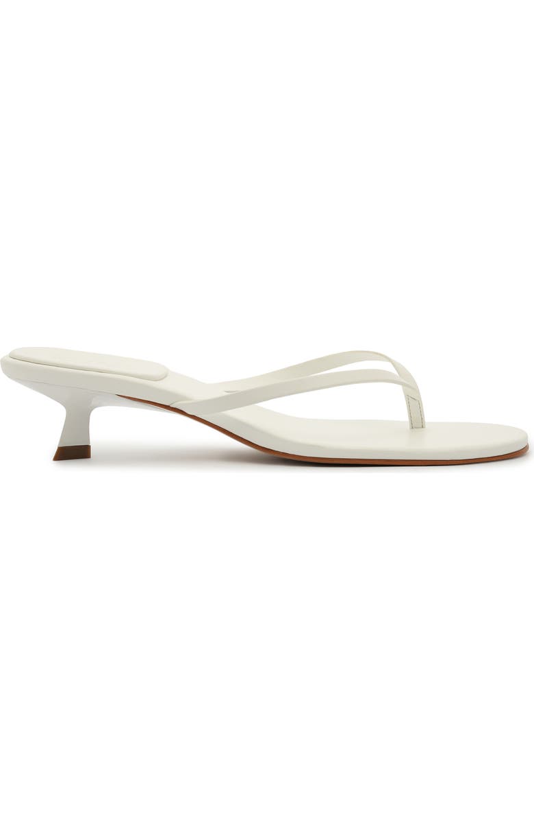 Schutz Carolyn Kitten Heel Sandal, Alternate, color, White