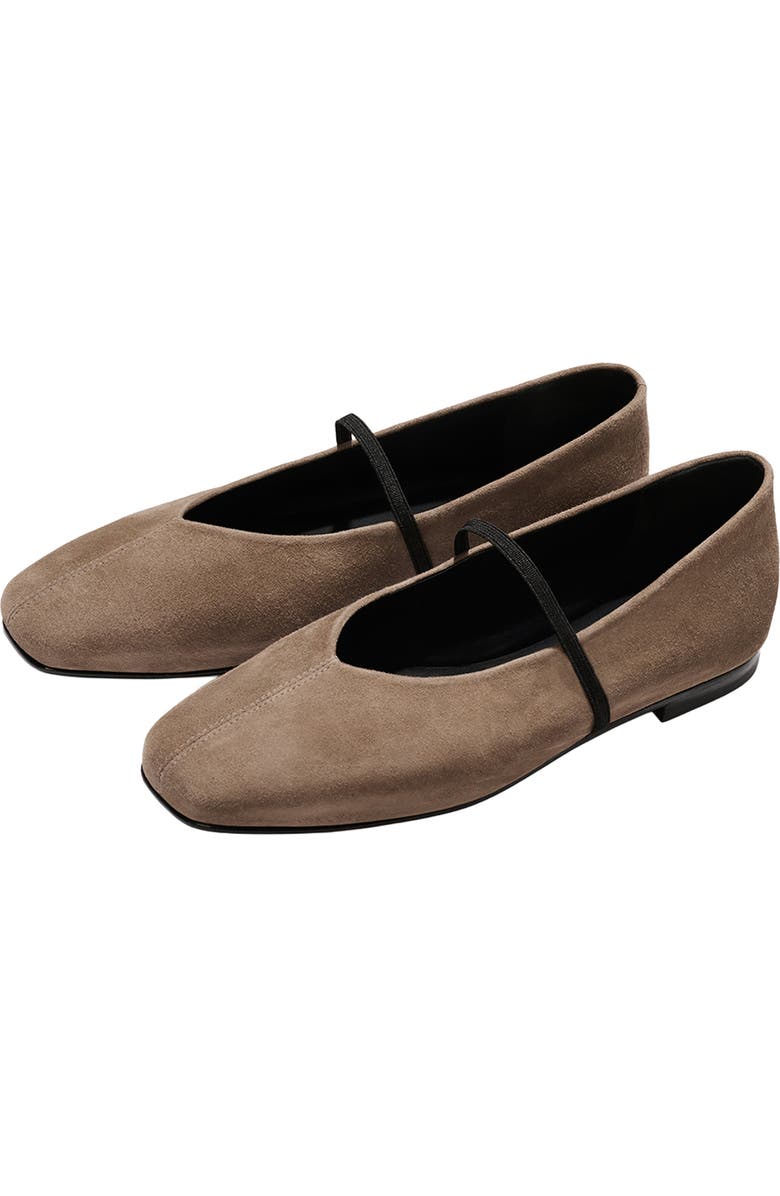 MARGAUX The Phoebe Flats, Alternate, color, Mushroom Suede
