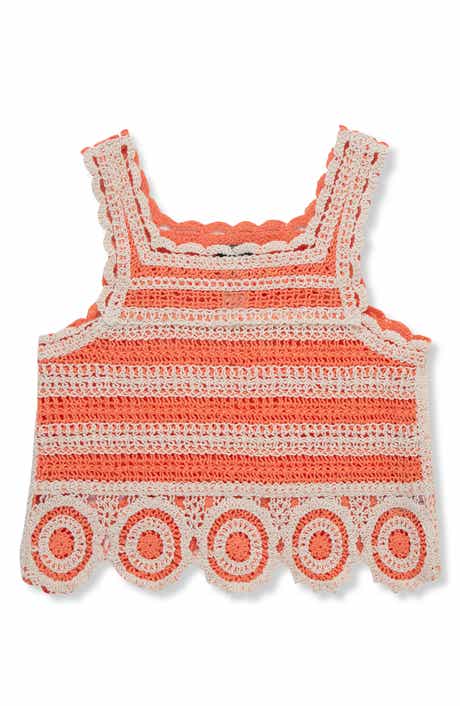 Truce Kids' Stripe Open Stitch Tank