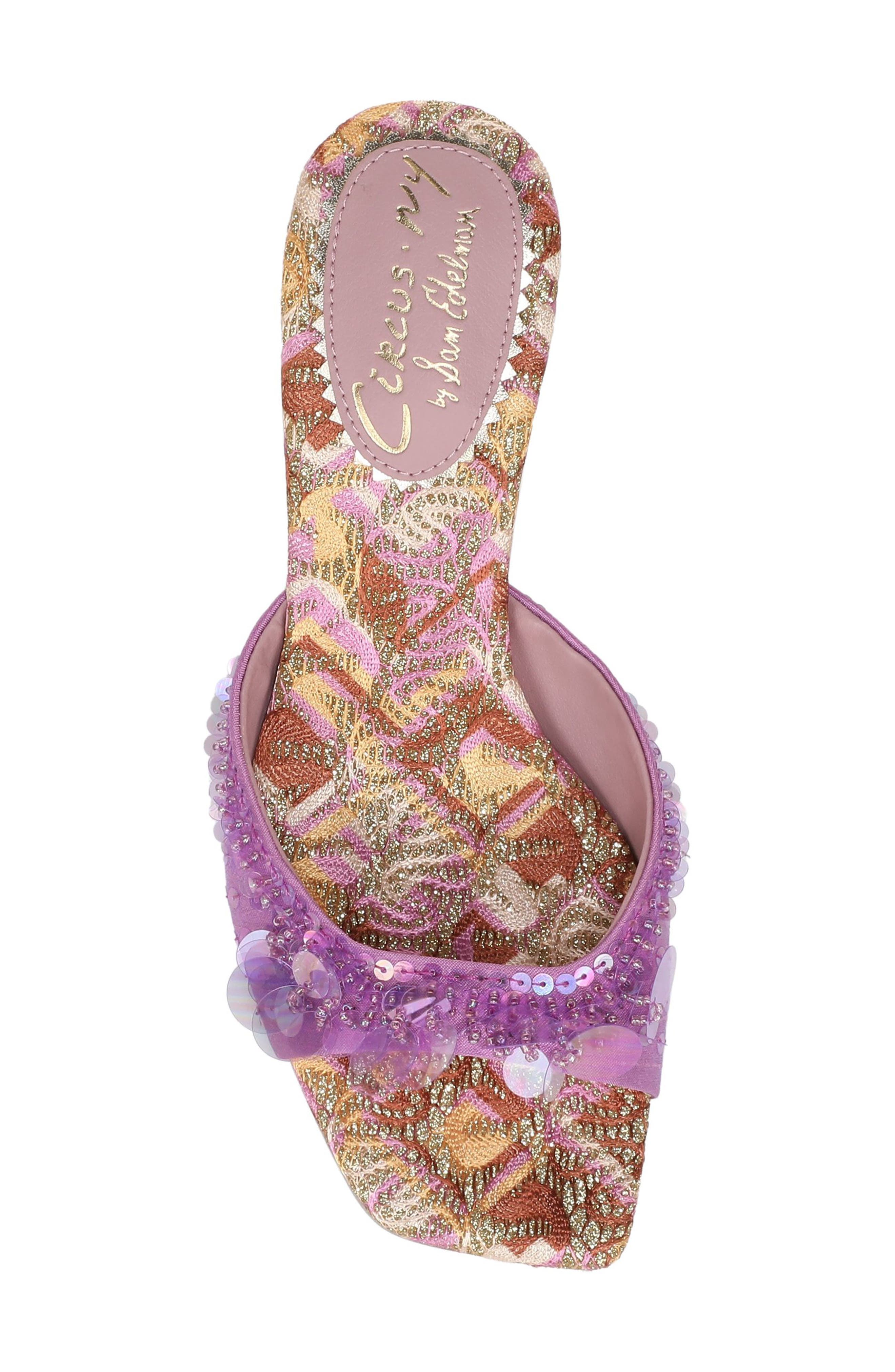 Circus NY by Sam Edelman Juliana Sequin Sandal, Alternate, color, Spring Lilac
