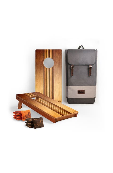 1ft x 2ft Mahogany Pathfinder Cornhole Board Set