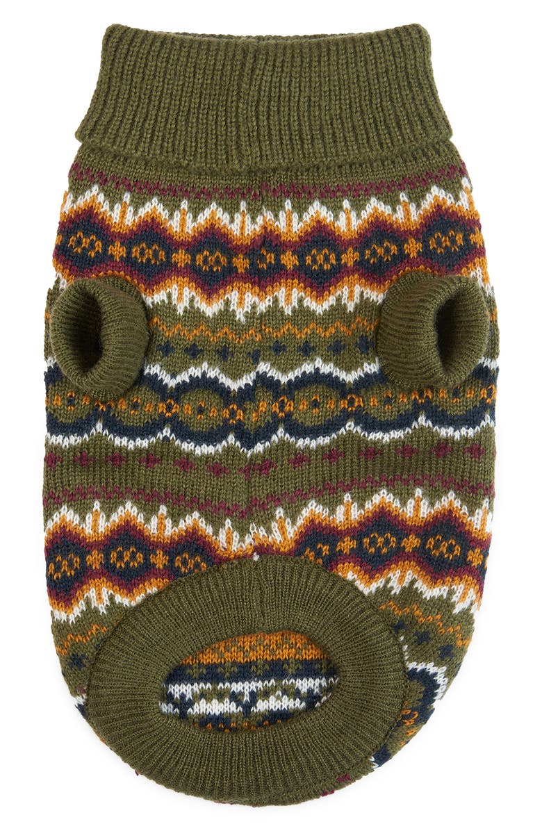Barbour Case Fair Isle Dog Sweater, Alternate, color, 
