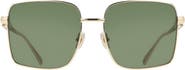FERRAGAMO 57mm Square Sunglasses