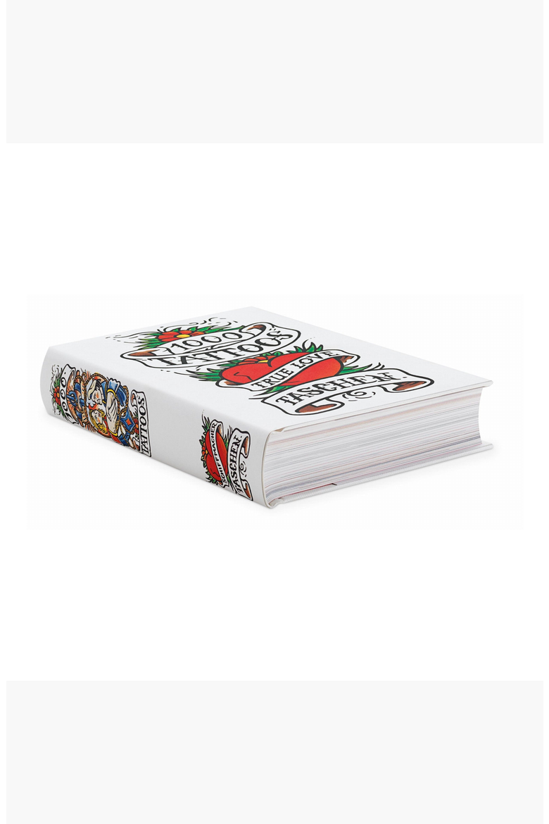 1000 Tattoos English French German Book, Alternate, color, White
