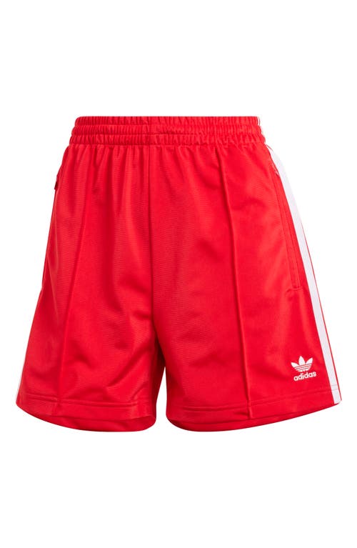 Adidas Originals Adidas Firebird Recycled Polyester Shorts In Red