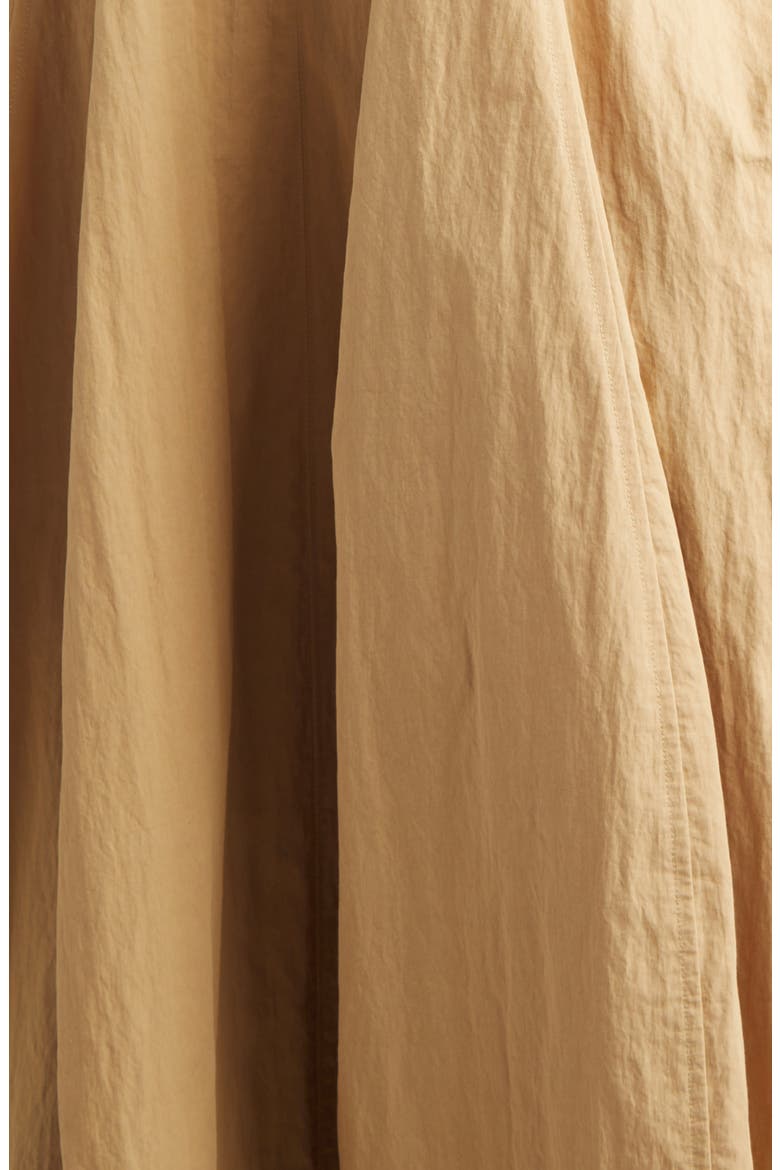 Nina Cotton Blend Barrel Dress, Alternate, color, SAND DUNE