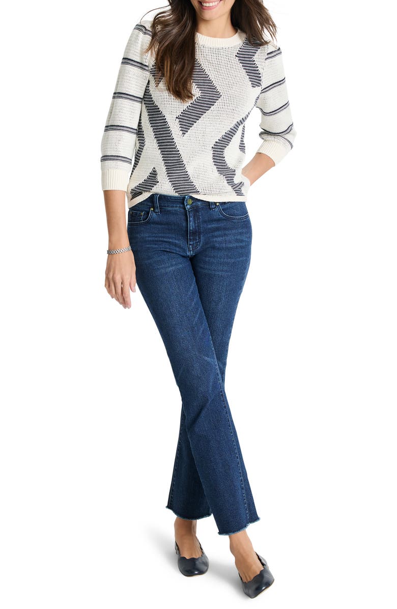 NIC+ZOE This & That Sweater, Alternate, color, White Multi