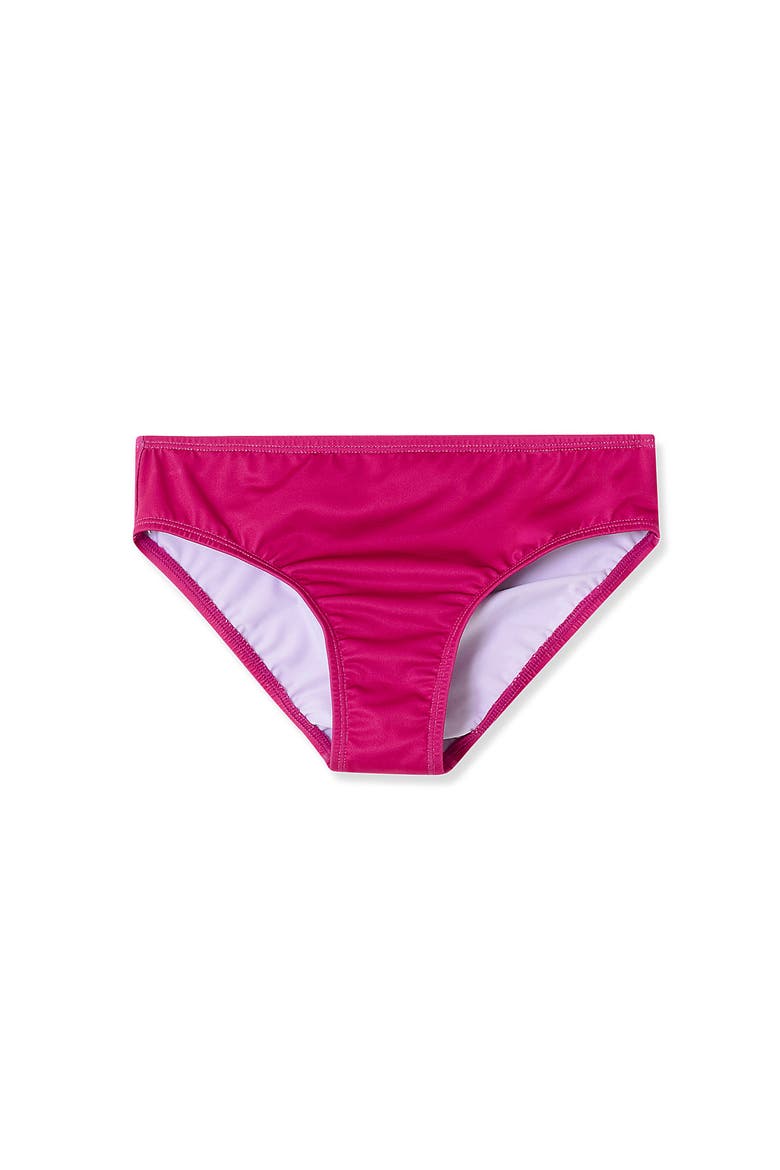 Girls Plus Chlorine Resistant Bikini Swim Suit Bottoms, Main, color, Neon Purple