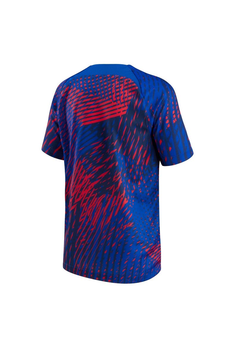 Men's Nike Blue Paris Saint-Germain 2022/23 Pre-Match Top, Alternate, color, Blue