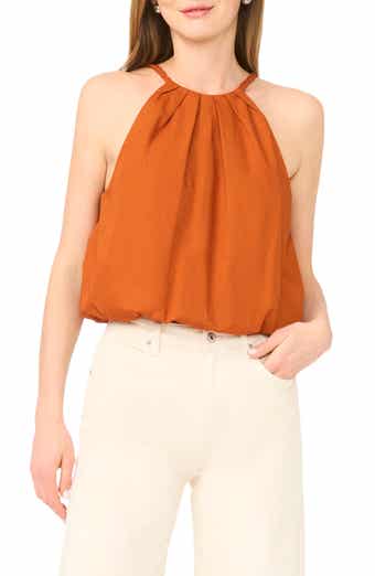 Parker Bubble Hem Halter Neck Top