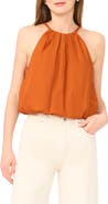 Parker Bubble Hem Halter Neck Top