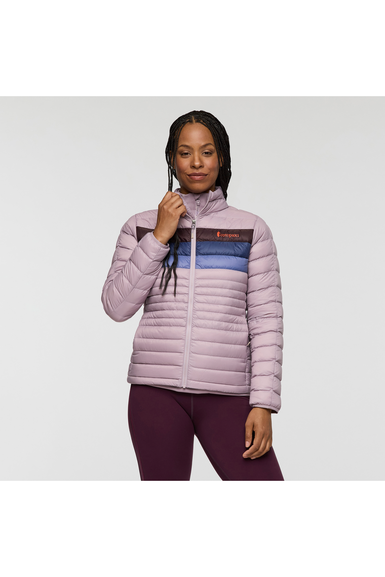 Fuego Down Jacket - Women's, Main, color, Quartz Stripes