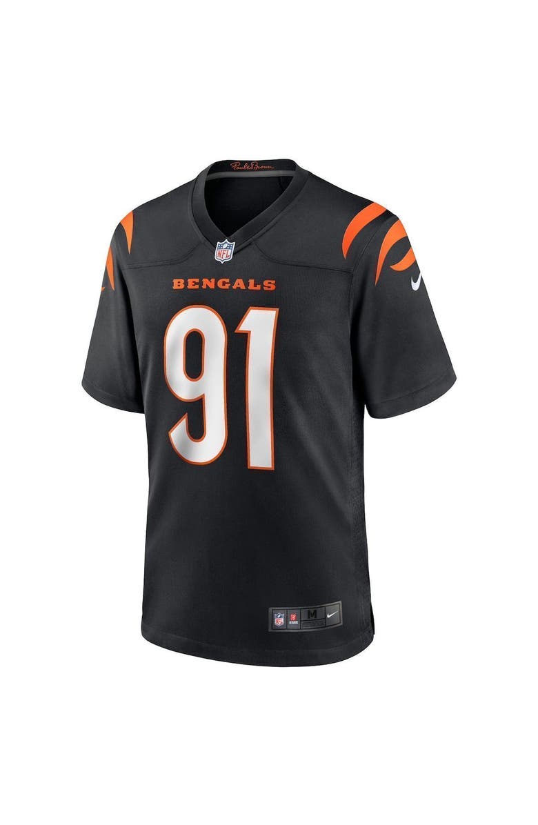 Nike Men's Nike Trey Hendrickson Black Cincinnati Bengals Team Game Jersey, Alternate, color, 