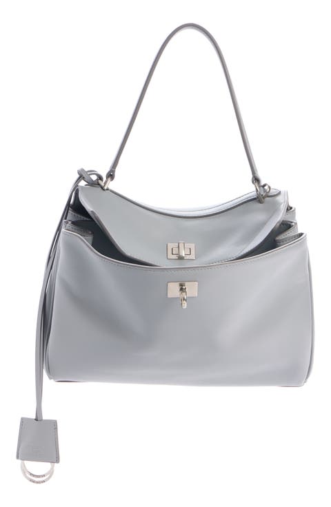 Small Rodeo Leather Top Handle Bag