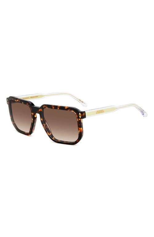 Isabel Marant 55mm Square Sunglasses In Brown