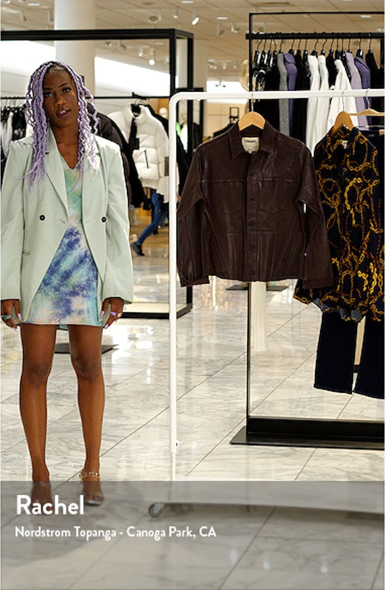 Janelle Slim Fit Raw Hem Jacket, sales video thumbnail