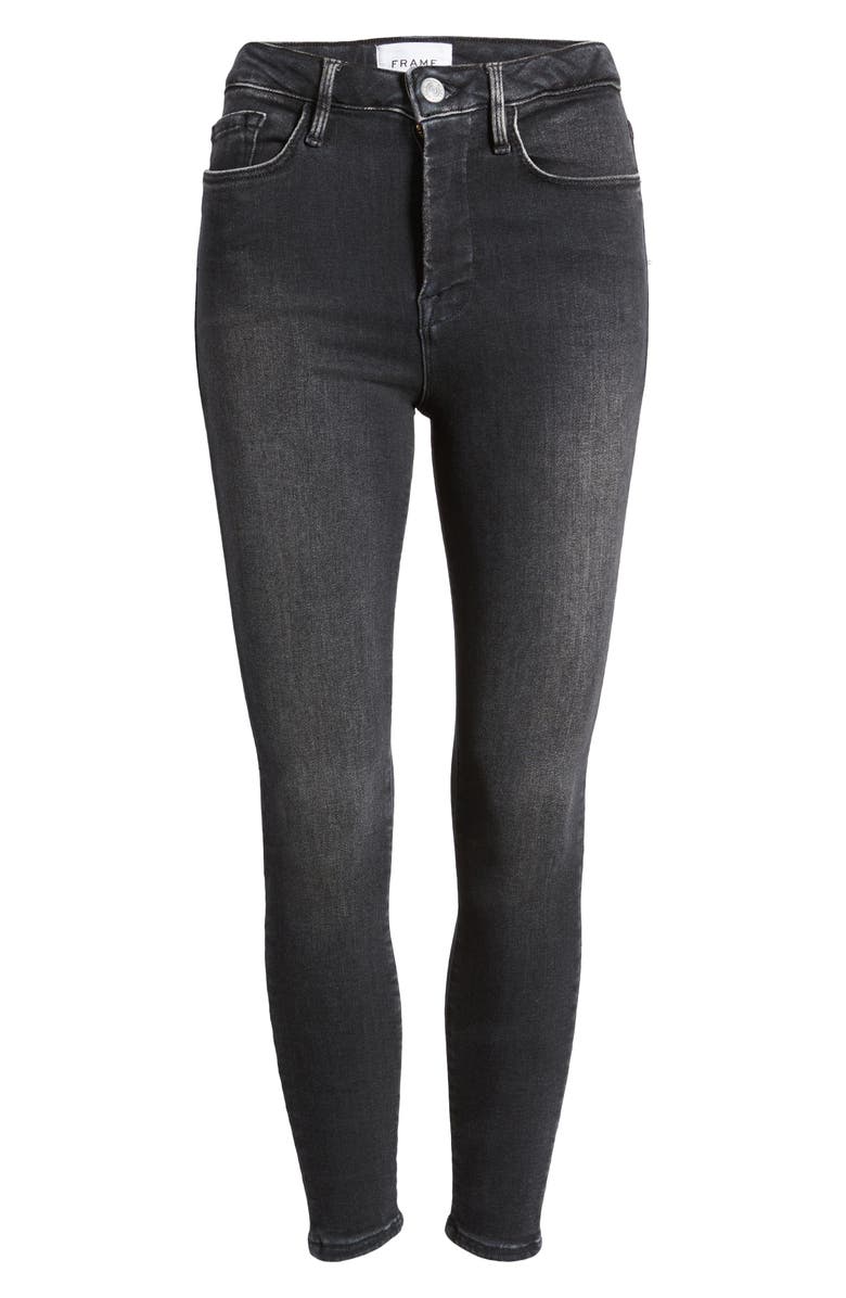 FRAME Le One High Waist Crop Skinny Jeans, Alternate, color,