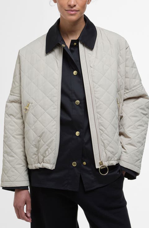 Emlyn Quilted Bomber Jacket