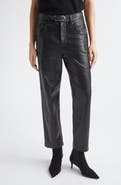 Eleventy Lambskin Leather Pants