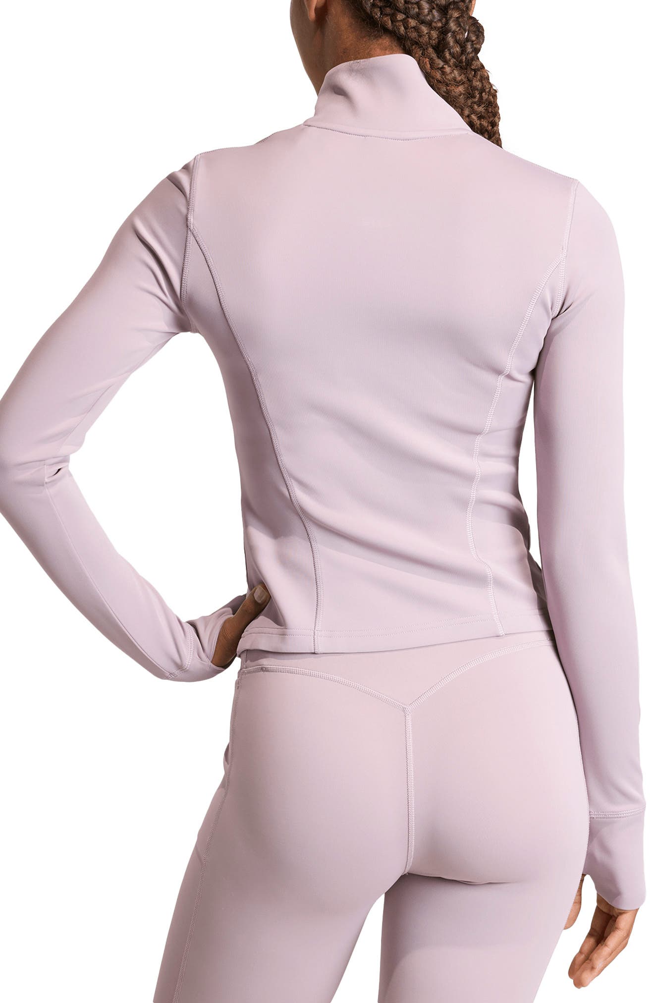 Workout Essentials Zip Knit Jacket - image 2
