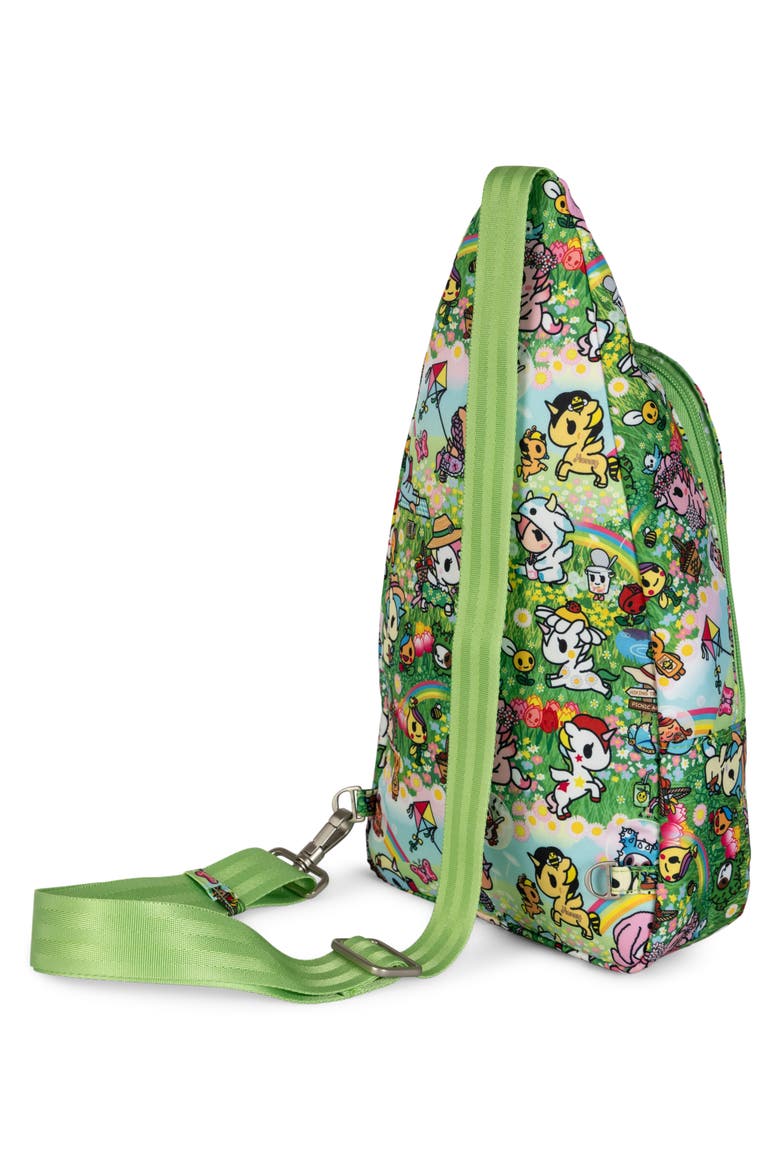 tokidoki Crossbody Sling Bag, Alternate, color, MEADOW BLOOMS