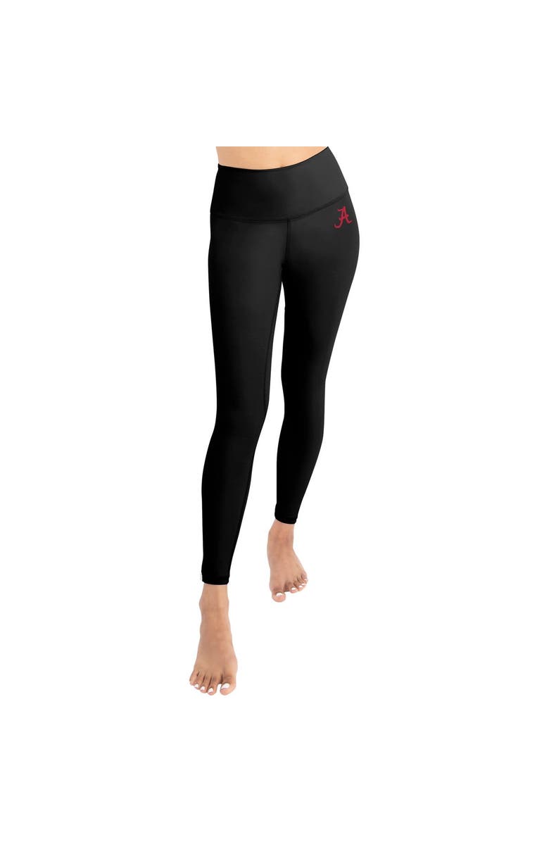 Certo Women's Kadi Brand Black Alabama Crimson Tide Buttery Soft Midi Bra & Leggings Set, Alternate, color, 