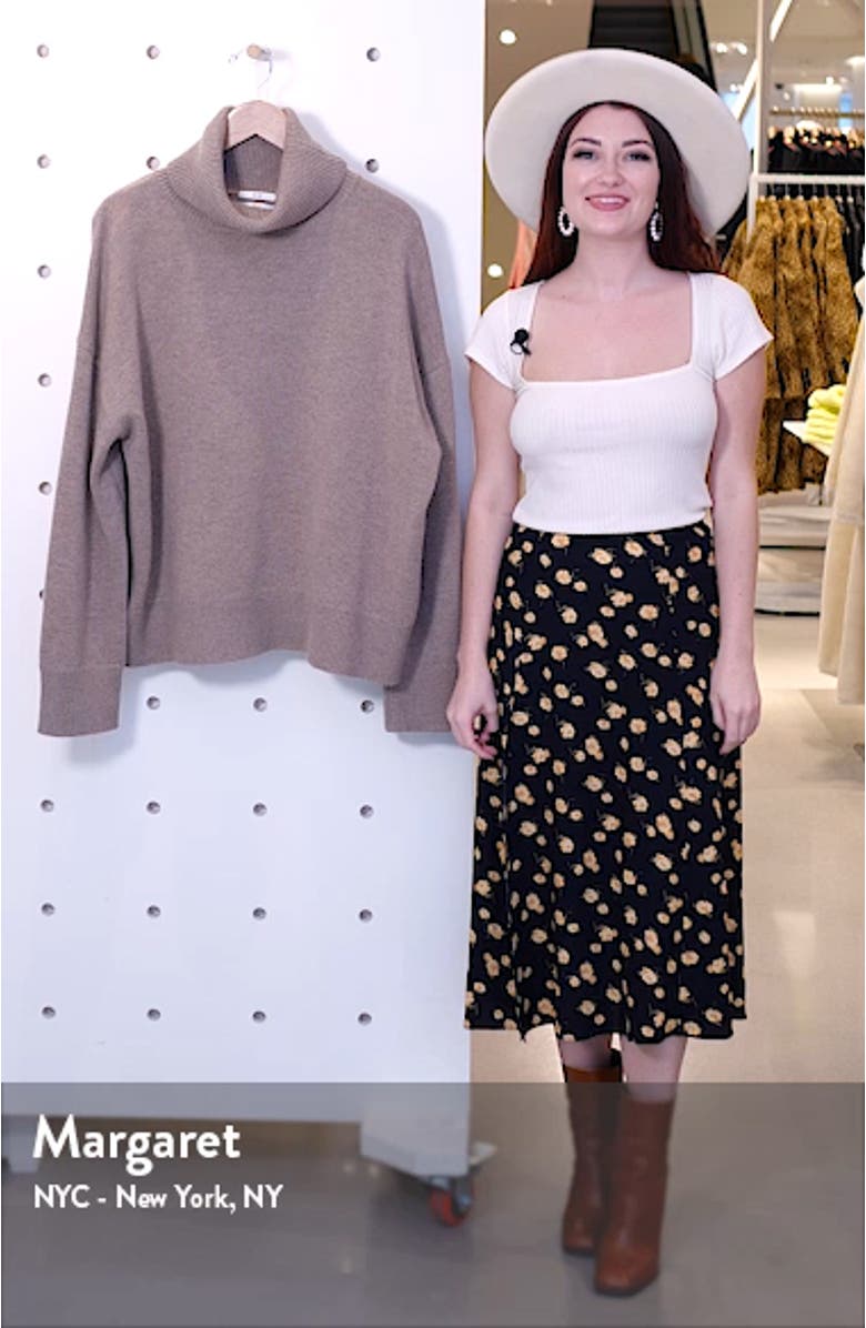 Bell Sleeve Wool & Cashmere Sweater, sales video thumbnail