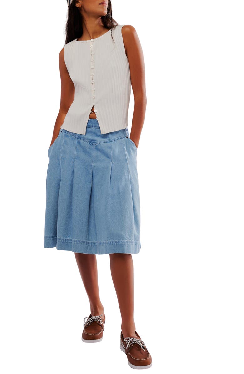 Tilly Rib Button-Up Top