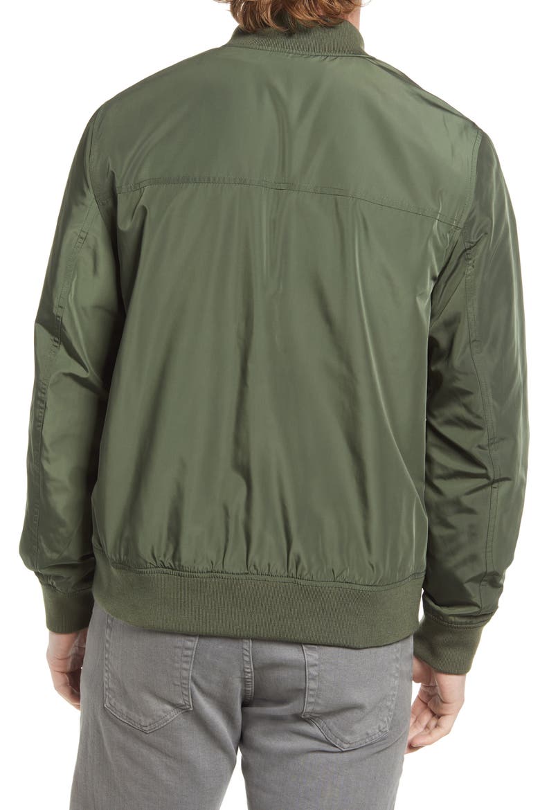 Lightweight Bomber Jacket, Alternate, color, GREEN IVY