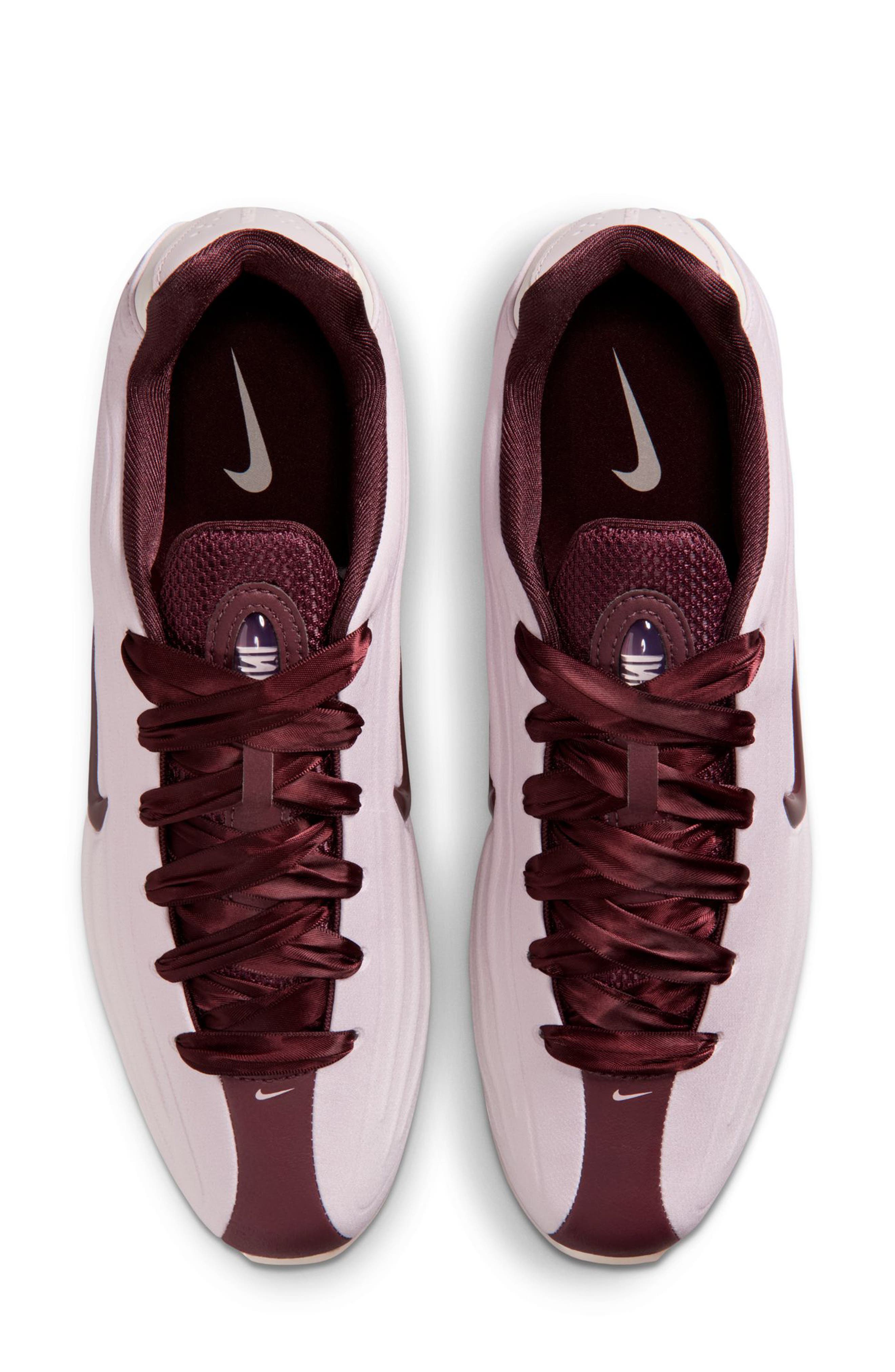 Shox Z SE Sneaker, Alternate, color, PARTICLE ROSE/ BURGUNDY CRUSH