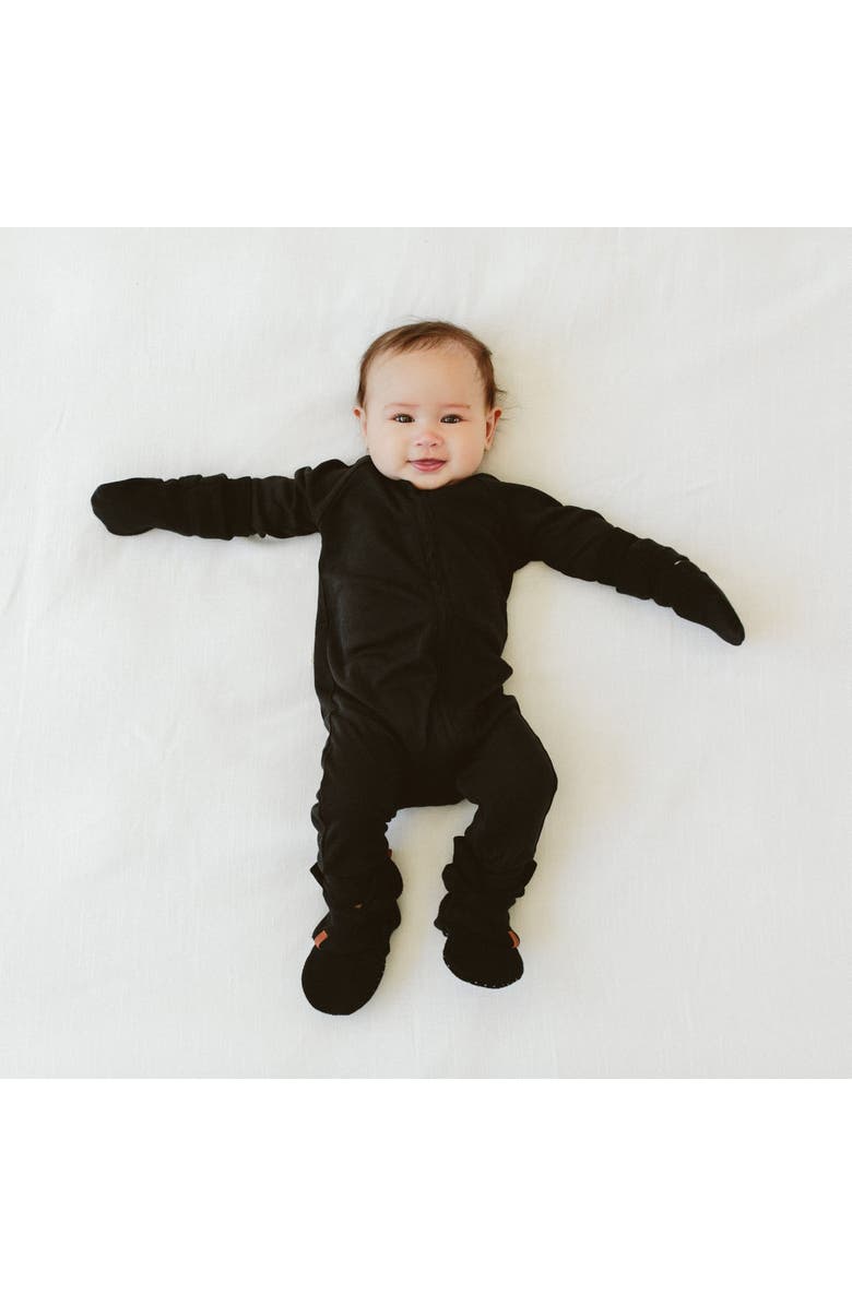 goumikids Goumi L/S Zipper One Piece - Asphalt 0-3m, Main, color, 