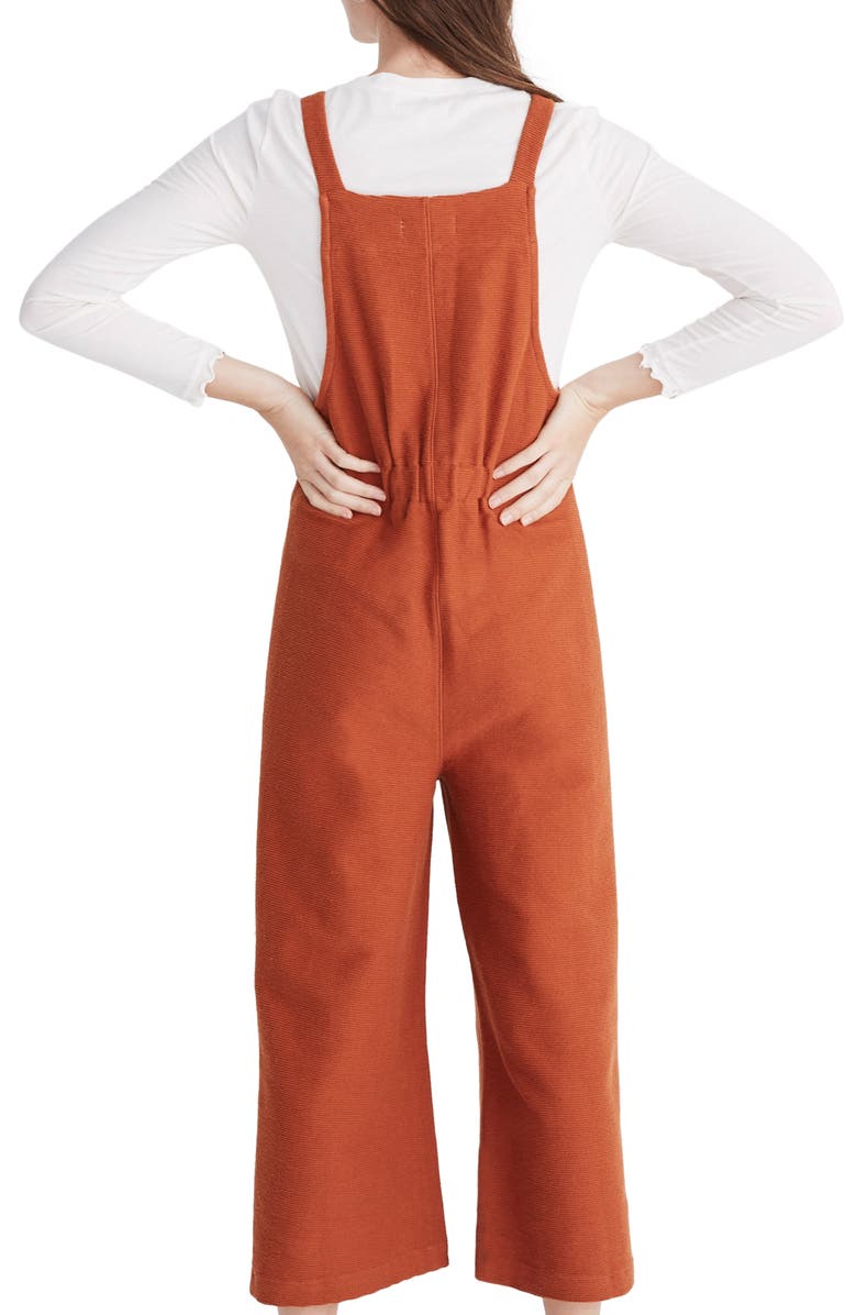 Madewell Texture & Thread Patch Pocket Overalls, Alternate, color, 