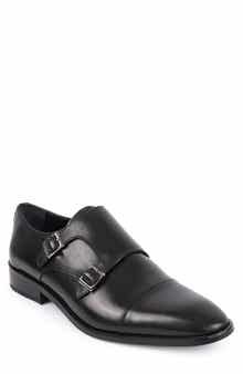 VELLAPAIS Lefors Double Monk Strap Leather Loafer