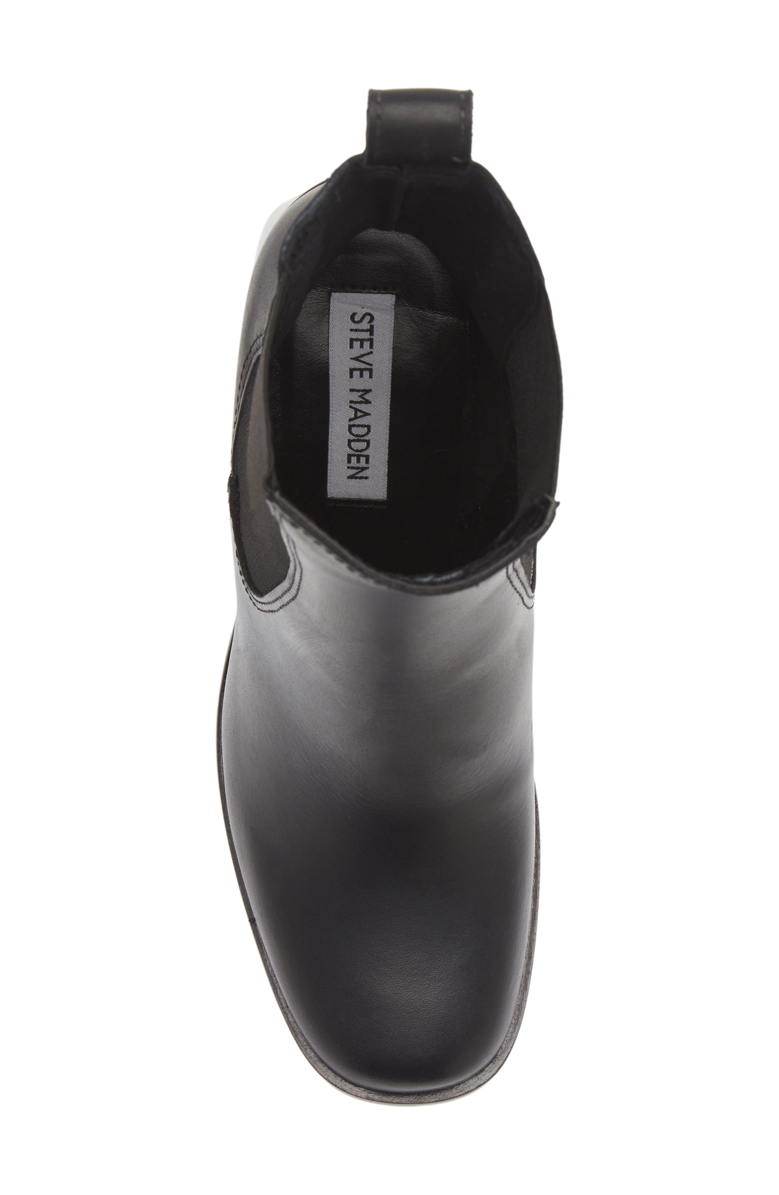Steve Madden Argent Square Toe Chelsea Boot, Alternate, color, 