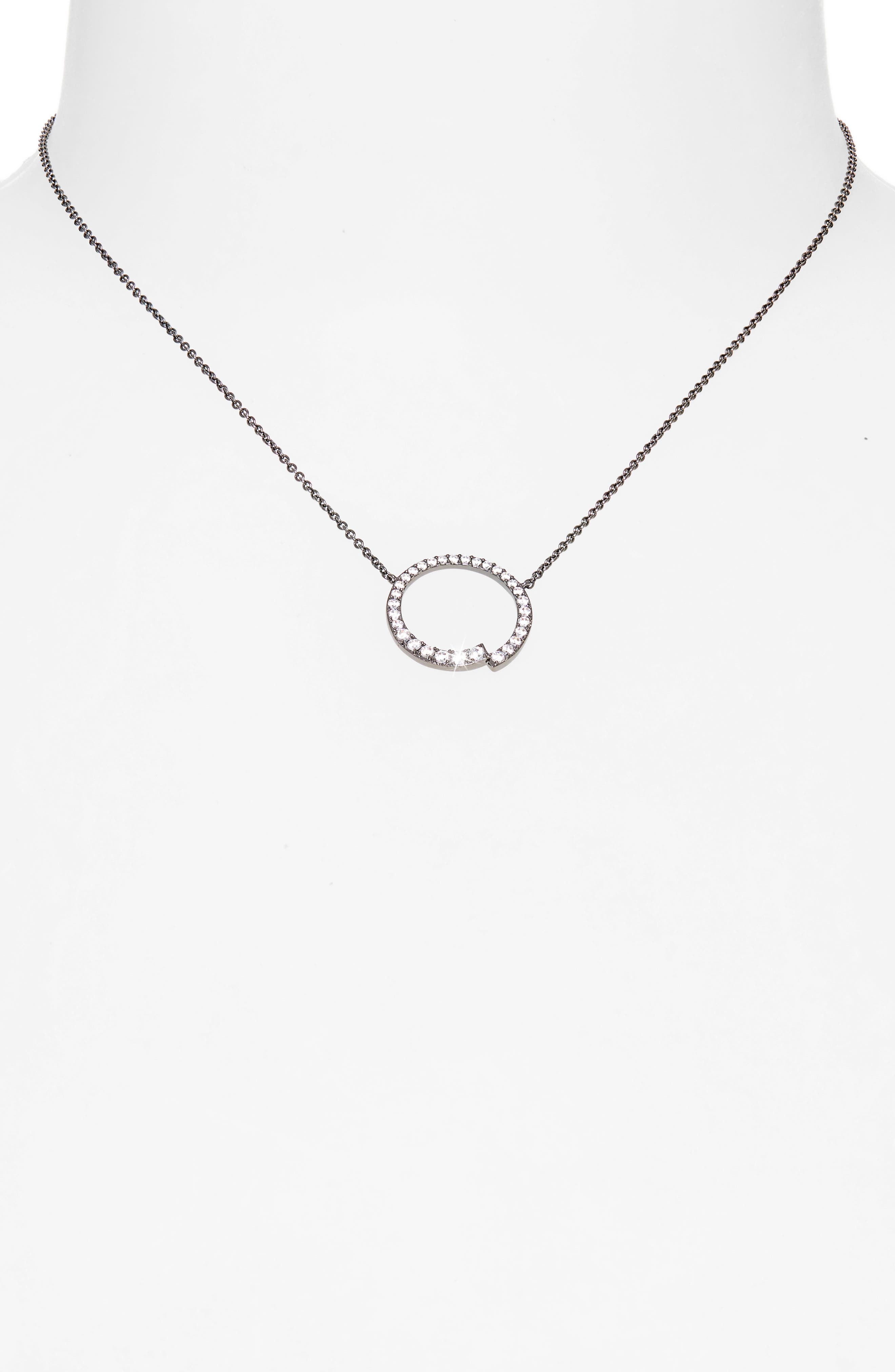 Nadri Ripple Circle Pendant Necklace (Women) | Nordstromrack