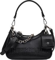 True Religion Punto Logo Zip Shoulder Bag