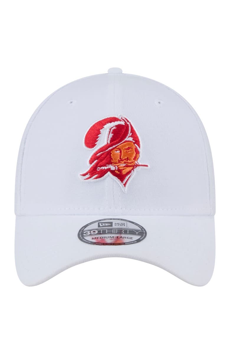 New Era Men's New Era White Tampa Bay Buccaneers Throwback 39THIRTY Flex Hat, Alternate, color, 