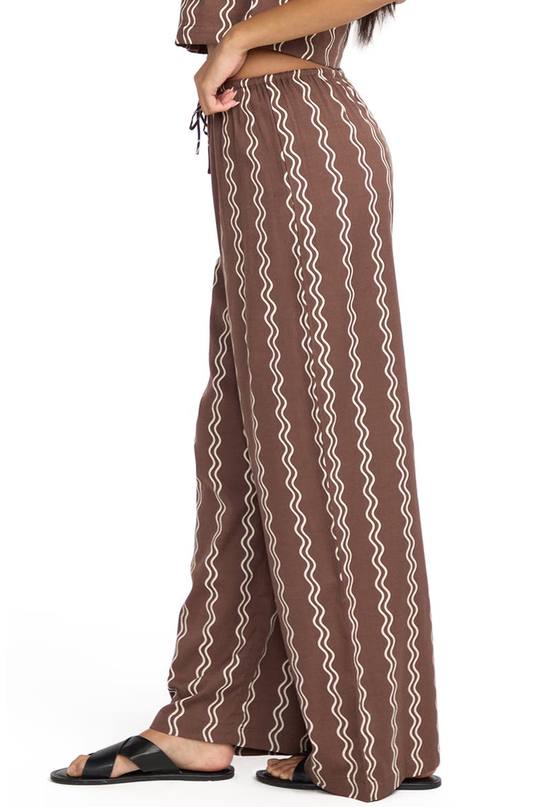 Another Wave Drawstring Cotton Blend Pant, Alternate, color, ESPRESSO BROWN