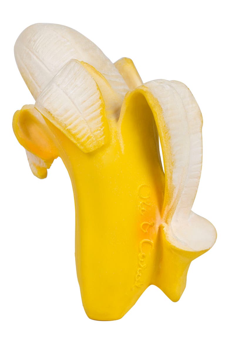 Oli and Carol Ana Banana Teething Toy, Alternate, color, NO COLOR
