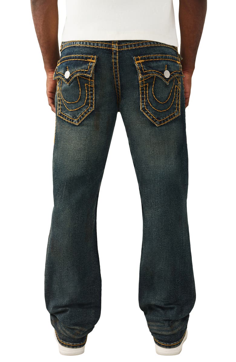 True Religion Ricky Super T Relaxed Straight Leg Jeans, Alternate, color, Decadense Dark Wash