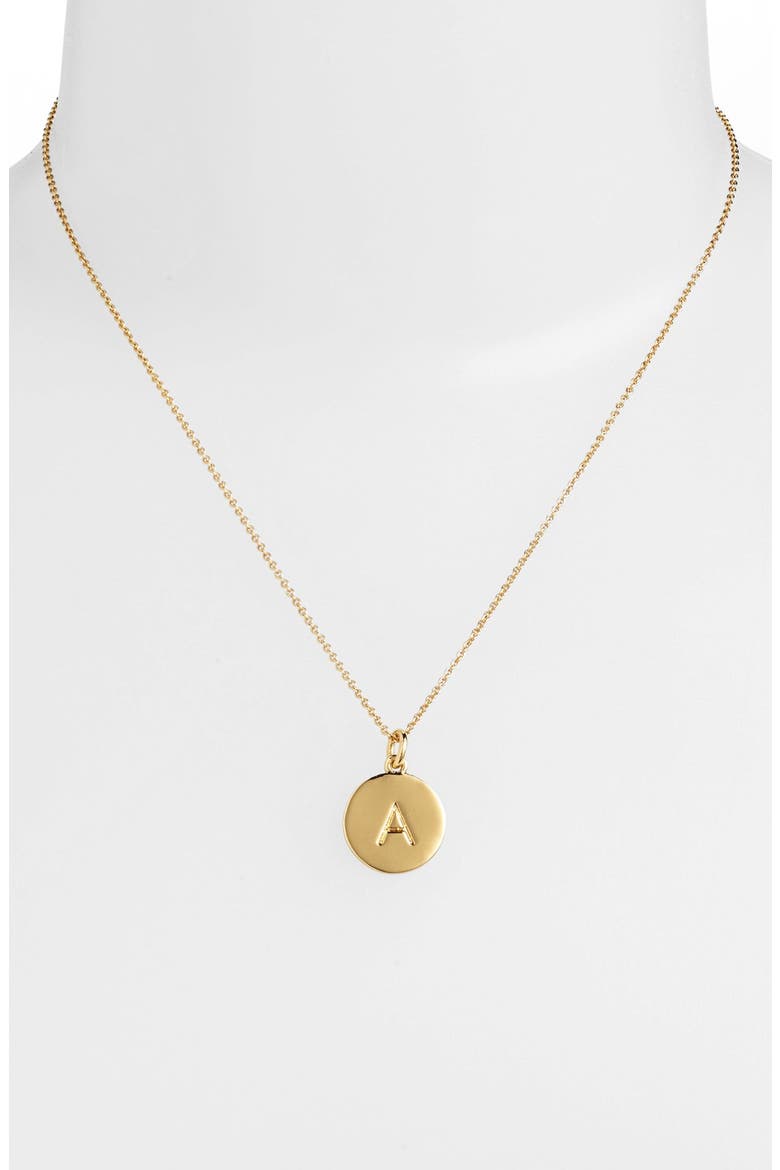 one in a million initial pendant necklace, Alternate, color, A- GOLD