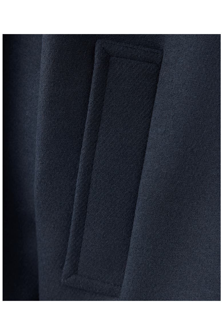 Kids' Wool Blend Twill Coat, Alternate, color, NAVY