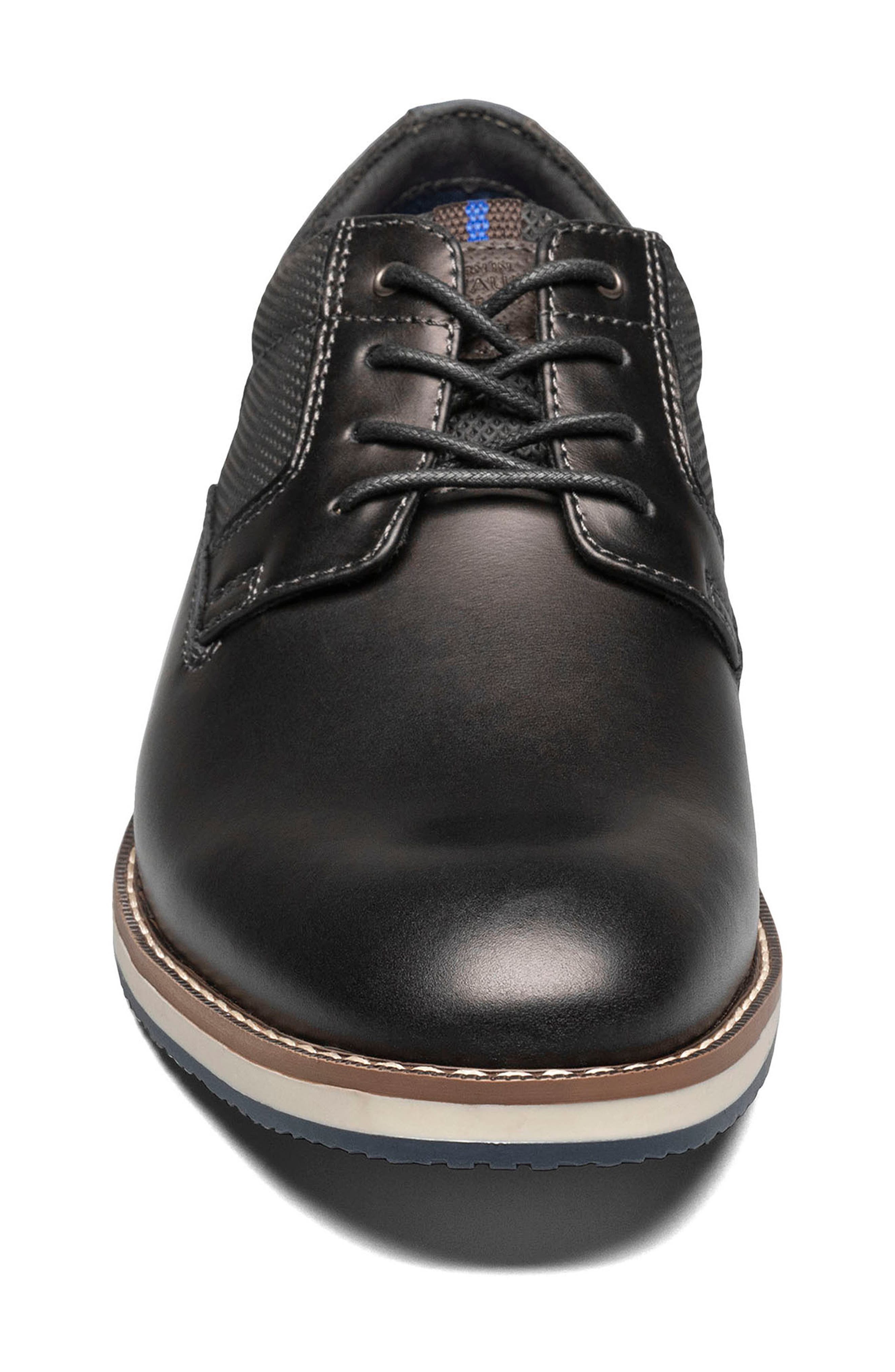 NUNN BUSH Circuit Leather Plain Toe Derby - Wide Width Available, Alternate, color, Black Multi