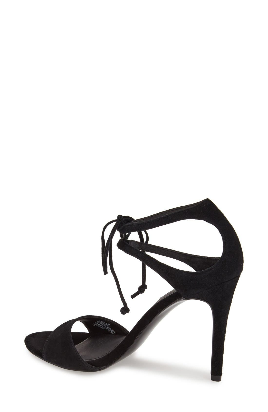 Steve Madden 'Semona' Suede Ankle Strap Sandal, Alternate, color, 