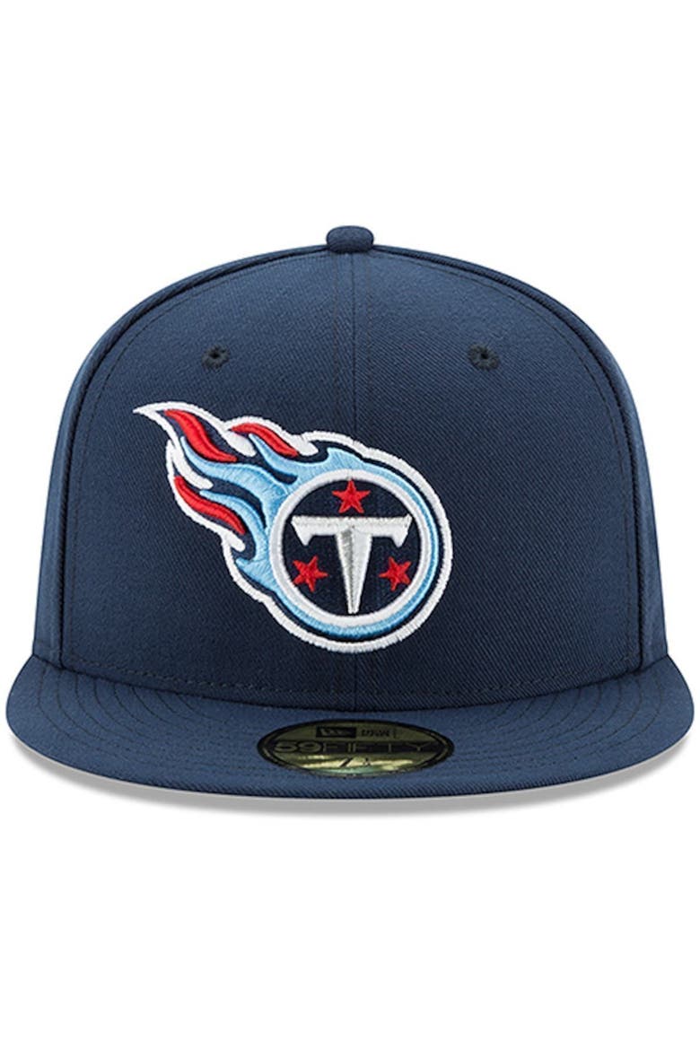 Men's New Era Navy Tennessee Titans Omaha 59FIFTY Hat, Alternate, color, NAVY
