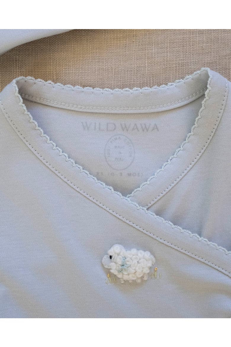 Pima Embroidered Bundle Set, Alternate, color, Blue Lamb